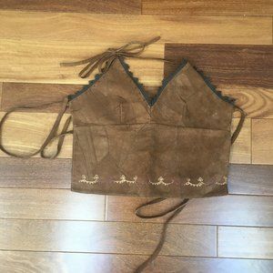 Wet Seal Backless Strappy Crop Top